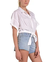 Elan Women's Tie-Front Shirt