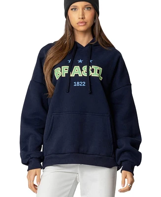 Edikted Women's Brasil Oversized Hoodie