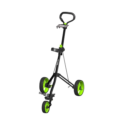 Jovial 3-Wheel Golf Push Cart with Adjustable Handle and Braking System