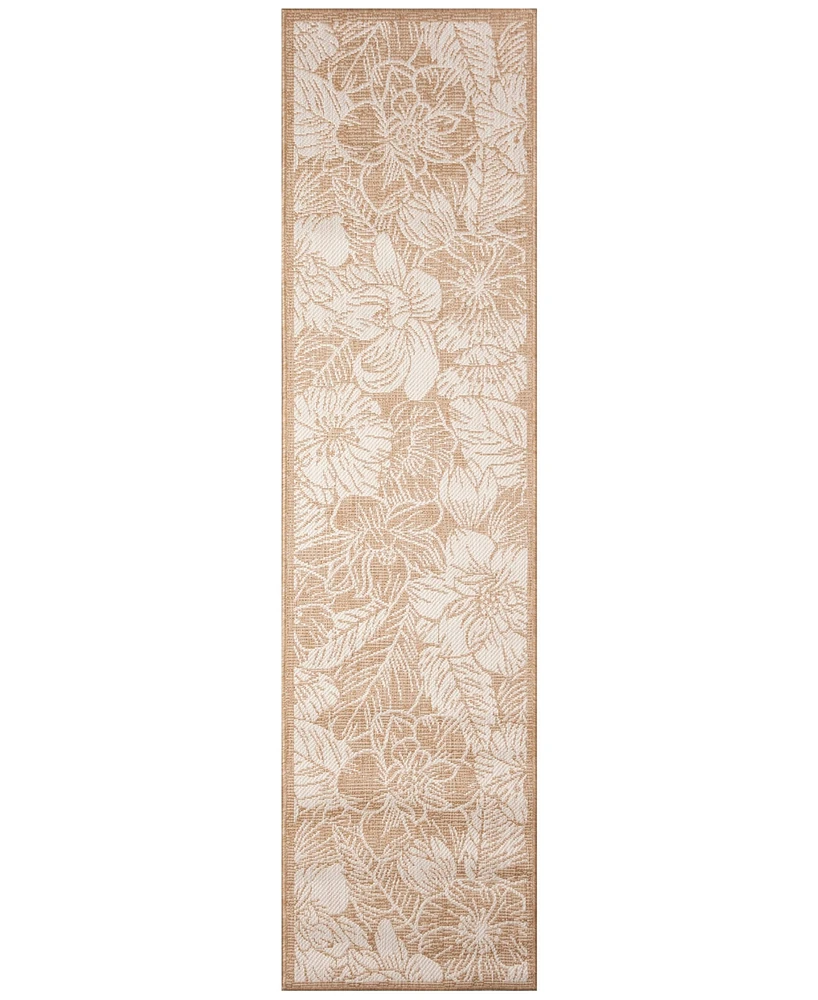 Liora Manne' Carmel Botanical 1'11"x4'11" Runner Area Rug