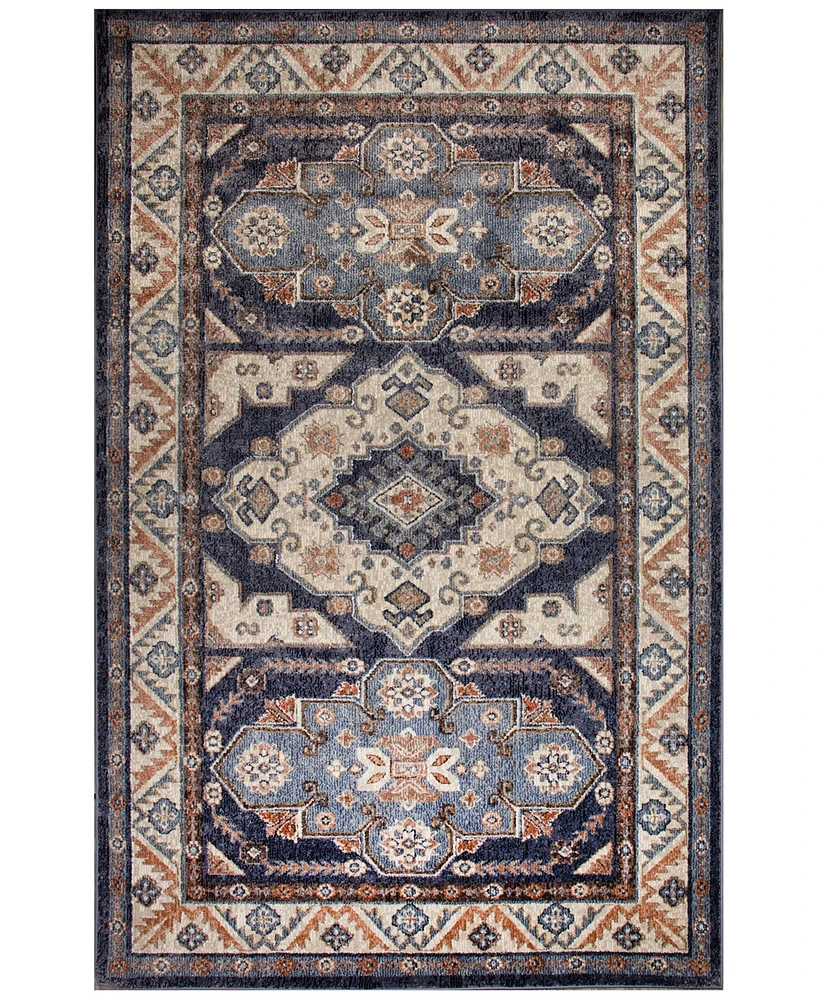 Liora Manne' Ariana Floral Medallion 3'3"x4'11" Area Rug