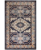 Liora Manne' Ariana Floral Medallion 3'3"x4'11" Area Rug