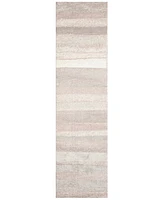 Liora Manne' Fiord Stripe 1'11"x7'6" Runner Area Rug