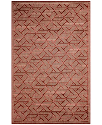 Liora Manne' Carmel Pyramid 4'10"x7'6" Area Rug