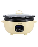 MegaChef Quart Oval Electric Slow Cooker