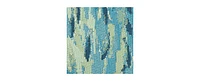 Liora Manne' Esencia Fish to Go Blue 2'x2'10" Area Rug