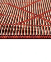 Liora Manne' Carmel Pyramid 4'10"x7'6" Area Rug
