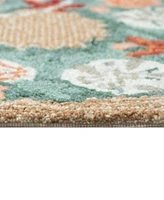 Liora Manne Frontporch Joyous Wreath Rug Collection