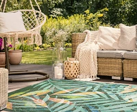 Liora Manne' Marina Leaves 7'10"x9'10" Area Rug