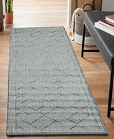 Liora Manne' Carmel Pyramid 1'11"x4'11" Runner Area Rug