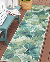 Liora Manne' Marina Lotus 1'11"x7'6" Runner Area Rug