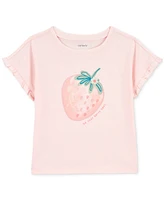 Carter's Toddler Girls Strawberry Jersey T-Shirt