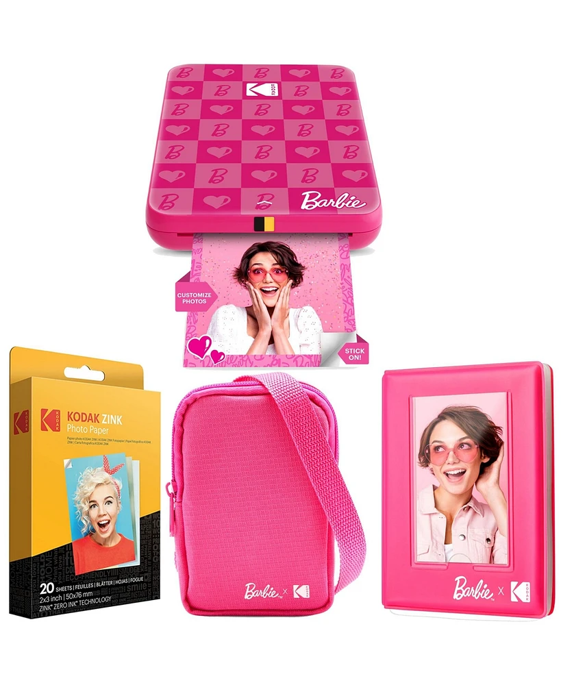 Kodak x Barbie Step Slim Instant Photo Printer + Barbie Deluxe Camera Case & More