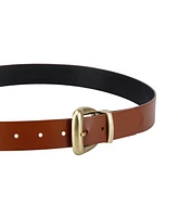 Levi's Women's Reversible Western-Style Buckle Leather Belt