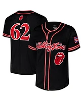 Lids Men's Black Rolling Stones Baseball Fashion Jersey