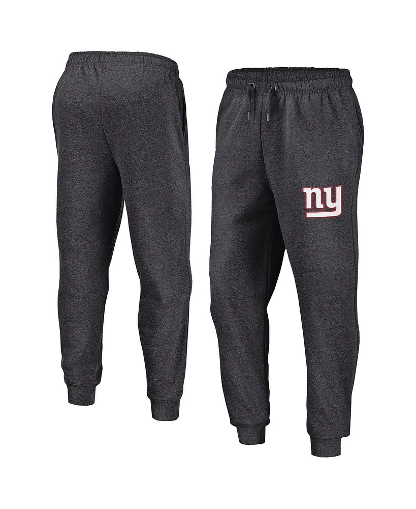 Fanatics Men's Heather Charcoal New York Giants Boost Fleece Joggers