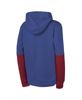 Nike Big Boys and Girls Royal New York Giants Club Pullover Hoodie