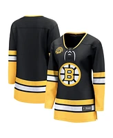 Women's Fanatics Black Boston Bruins 100th Anniversary Premier Breakaway Jersey