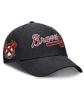 Nike Men's Navy Atlanta Braves Rise Gaberdine Adjustable Hat