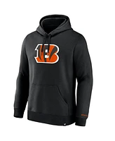 Fanatics Men's Black Cincinnati Bengals Legacy Fleece Pullover Hoodie