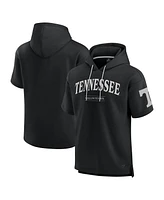 Fanatics Men's Black Tennessee Volunteers Ready Short Sleeve Pullover Hoodie