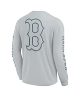 Fanatics Men's Gray Boston Red Sox Elements Strive Long Sleeve T-Shirt