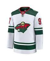 Fanatics Men's Kirill Kaprizov White Minnesota Wild Away Premium Jersey