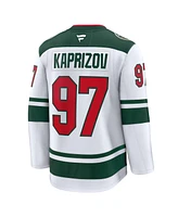 Fanatics Men's Kirill Kaprizov White Minnesota Wild Away Premium Jersey