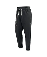 Nike Men's Black Florida State Seminoles Basketball Travel Fleece Performance Pants