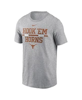 Nike Men's Heather Gray Texas Longhorns Dna Lockup T-Shirt