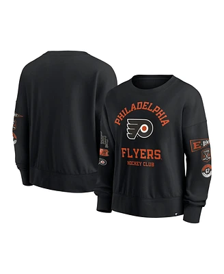 Fanatics Women's Black Philadelphia Flyers Go Team Pullover Sweatshirt