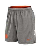 Nike Men's Orange/Heather Gray Clemson Tigers Player Reversible Shorts