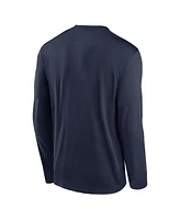 Nike Men's Navy West Virginia Mountaineers Primetime Alternate Logo Legend Long Sleeve T-Shirt