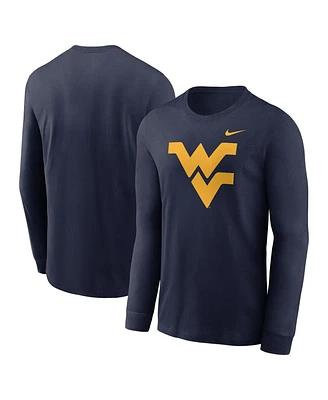 Nike Men's Navy West Virginia Mountaineers Primary Logo Long Sleeve T-Shirt