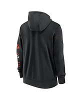 Nike Men's Black Cincinnati Bengals Club Full-Zip Hoodie Jacket