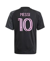 Adidas Big Boys and Girls Lionel Messi Black Inter Miami Cf 2025 The Fortitude Kit Replica Player Jersey