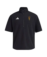 Adidas Men's Black Arizona State Sun Devils 2024 Half-Zip Short Sleeve Training Jacket