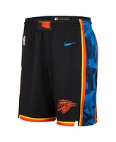 Nike Men's Black Oklahoma City Thunder 2024/25 City Edition Swingman Shorts