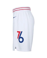 Nike Men's White Philadelphia 76ers 2024/25 City Edition Swingman Shorts