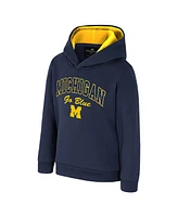 Colosseum Toddler Navy Michigan Wolverines Centauri Pullover Hoodie