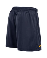 Nike Men's White/Navy West Virginia Mountaineers Primetime Reversible Performance Shorts