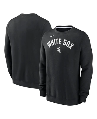 Nike Men's Black Chicago White Sox Classic Fleece Performance Pullover Sweatshirt