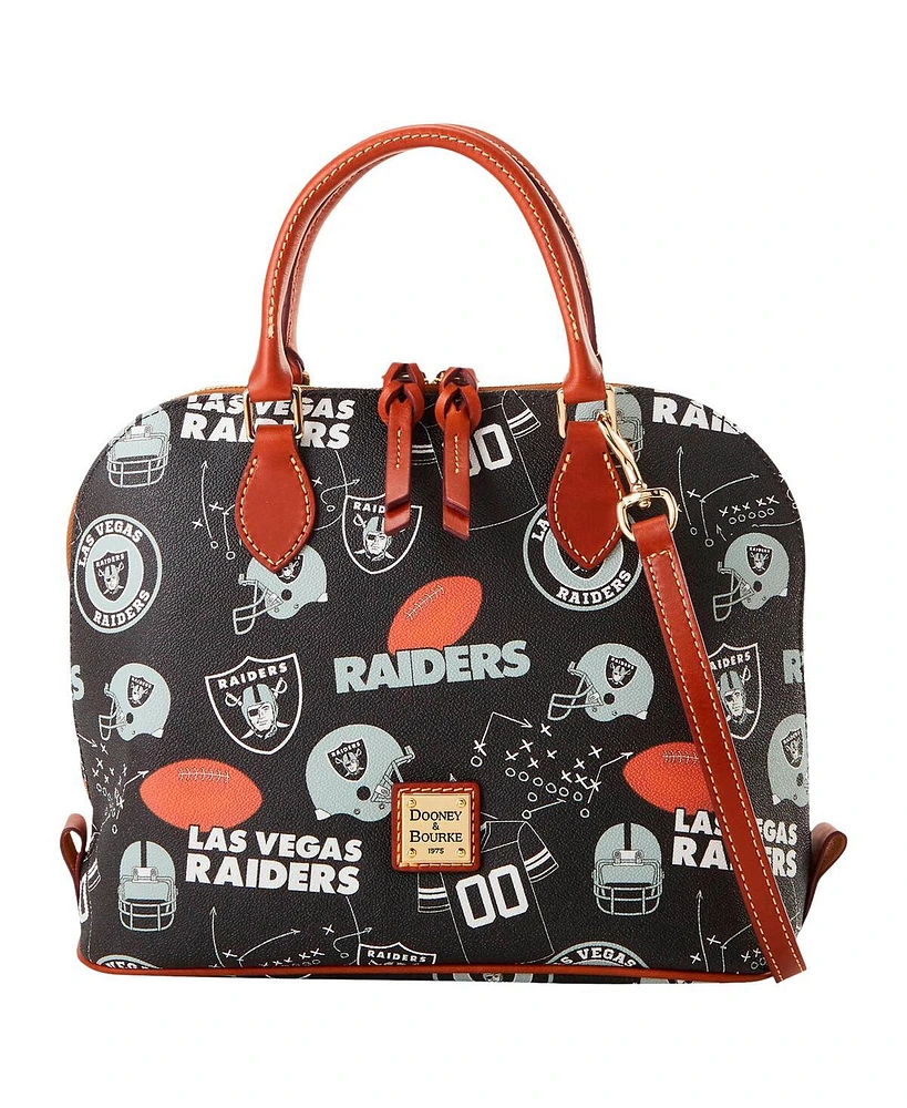 Dooney & Bourke Las Vegas Raiders Game Day Zip Satchel