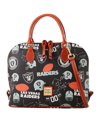 Dooney & Bourke Las Vegas Raiders Game Day Zip Satchel