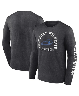 Fanatics Men's Charcoal Kentucky Wildcats Fundamentals Cotton Winning Team Long Sleeve T-Shirt