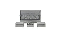 Slickblue 4-Piece Outdoor Sofa Set for Stylish and Comfortable Patio Seating