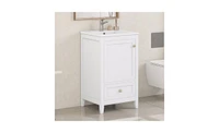 Slickblue Modern Bathroom Vanity with Sink for Stylish Storage and Functionality