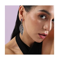 Sohi Gilded Glamour Drop Earrings