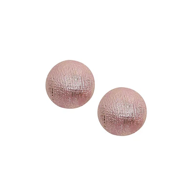 Ribbed Stud Earrings
