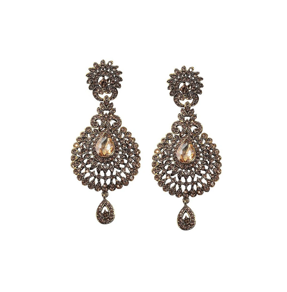 Sohi Crystal Drop Earrings